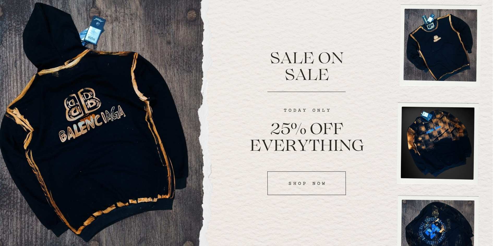 Website Homepage Fashion Collage Banner