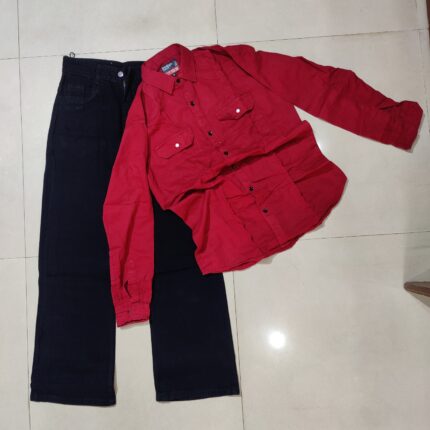 Shirt-jeans combo for men's