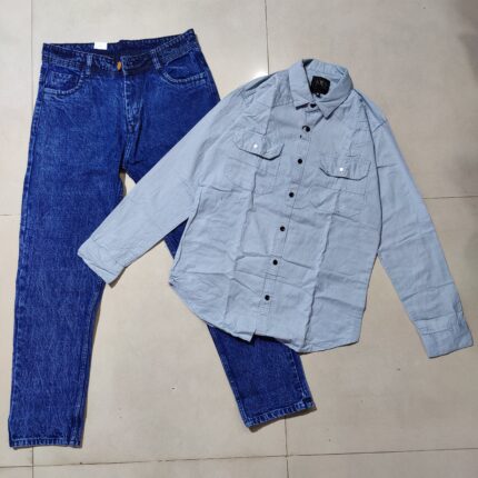 shirt-jeans combo for men's