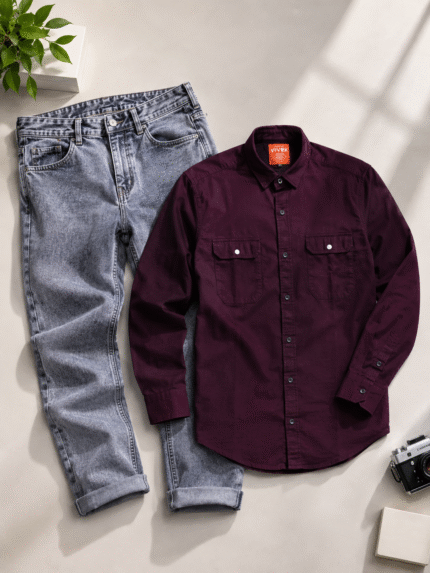 shirt-jeans combo for men