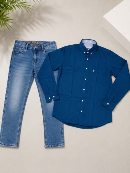 offer shirt-jeans combo for men