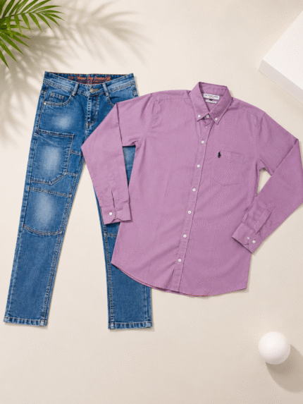 offer shirt-jeans combo for men
