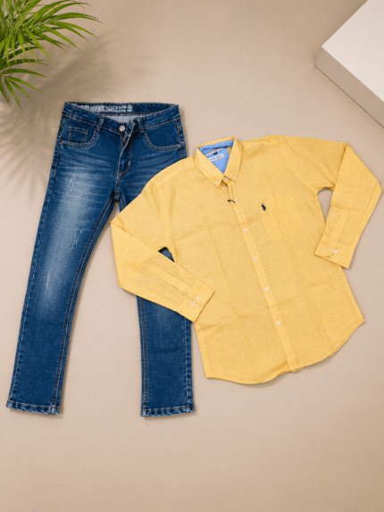 Offer shirt-jeans combo for men