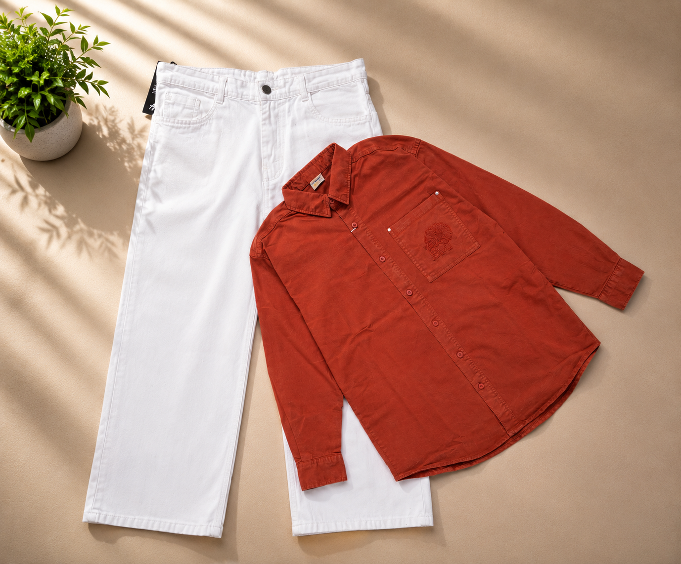 2026/07/1000162881-1.png Baggy jeans-shirt combo - Image 1