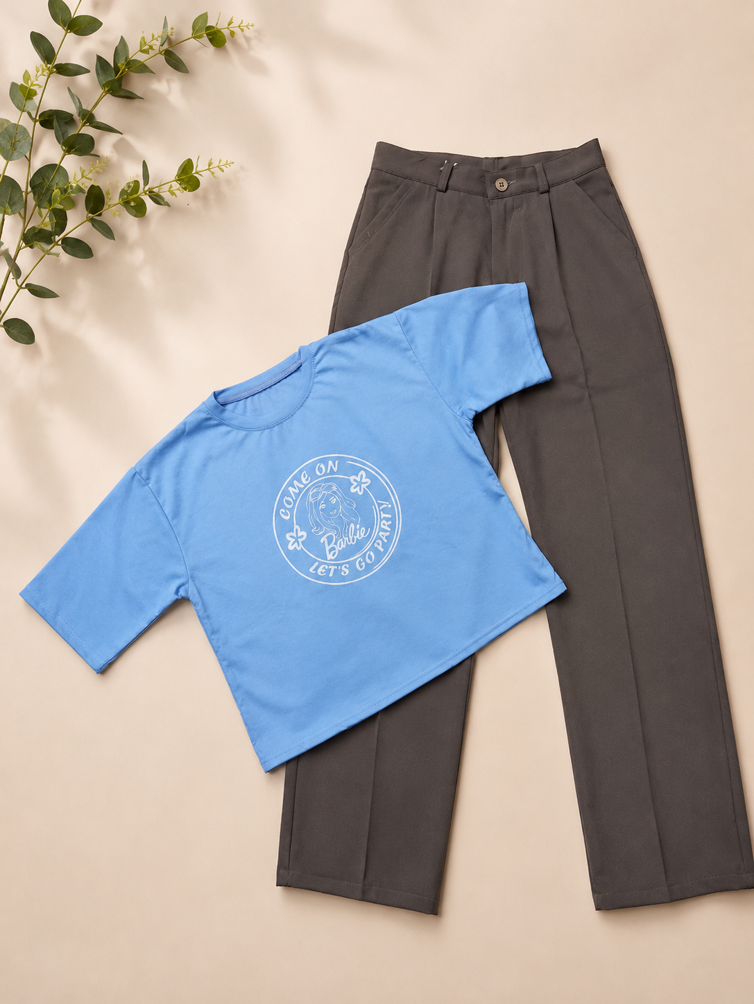 2026/07/1000164001.png Girls combo t-shirt - formal jeans baggy - Image 1