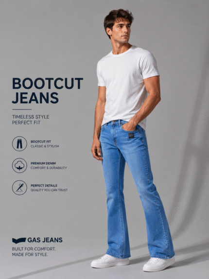 Bootcut jeans for men's