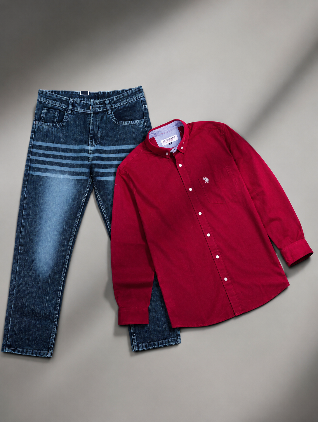 2026/07/1000164458.png Baggy jeans-shirt combo - Image 1