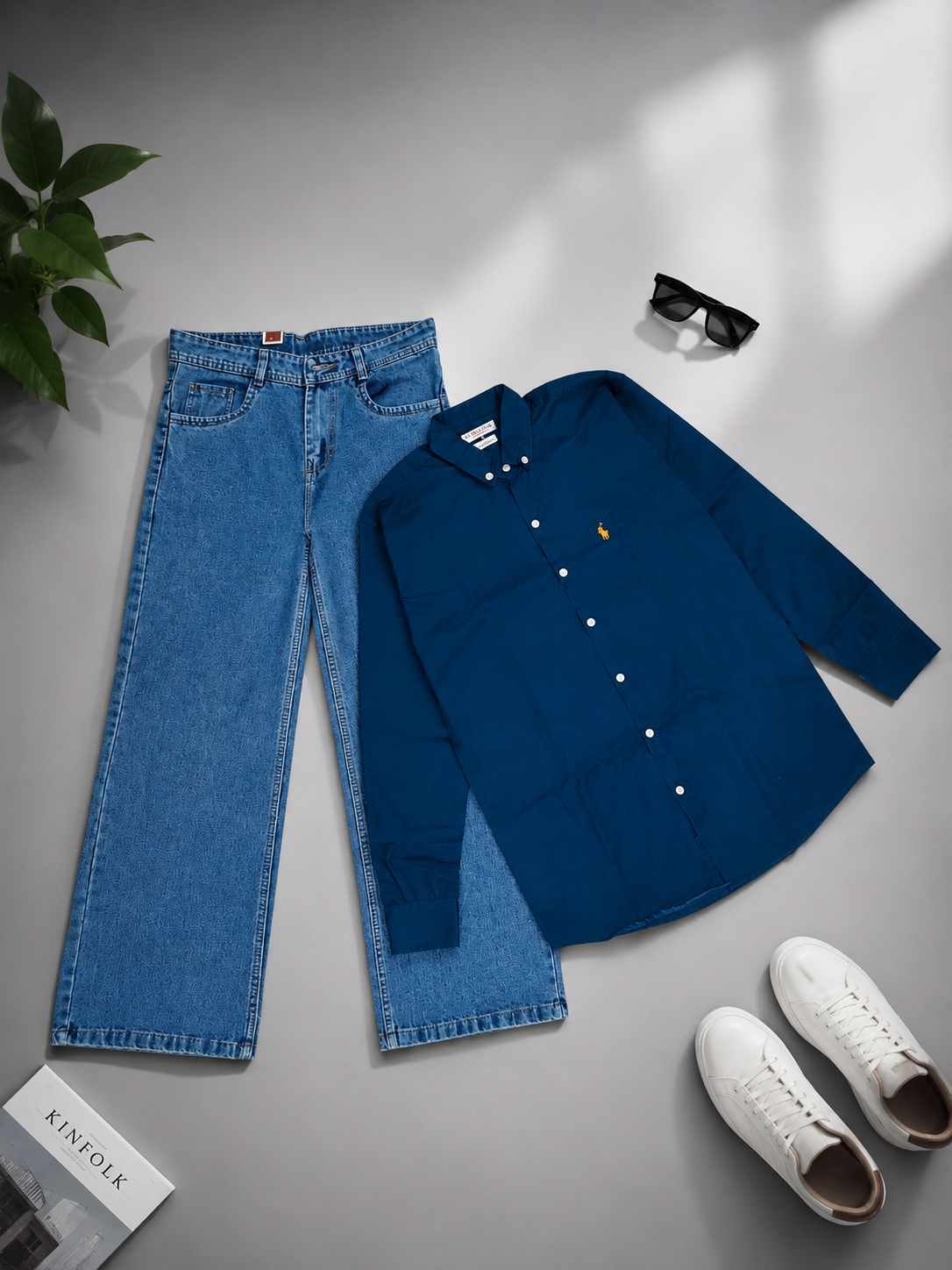 2026/07/1000164460.png Baggy jeans-shirt combo - Image 1