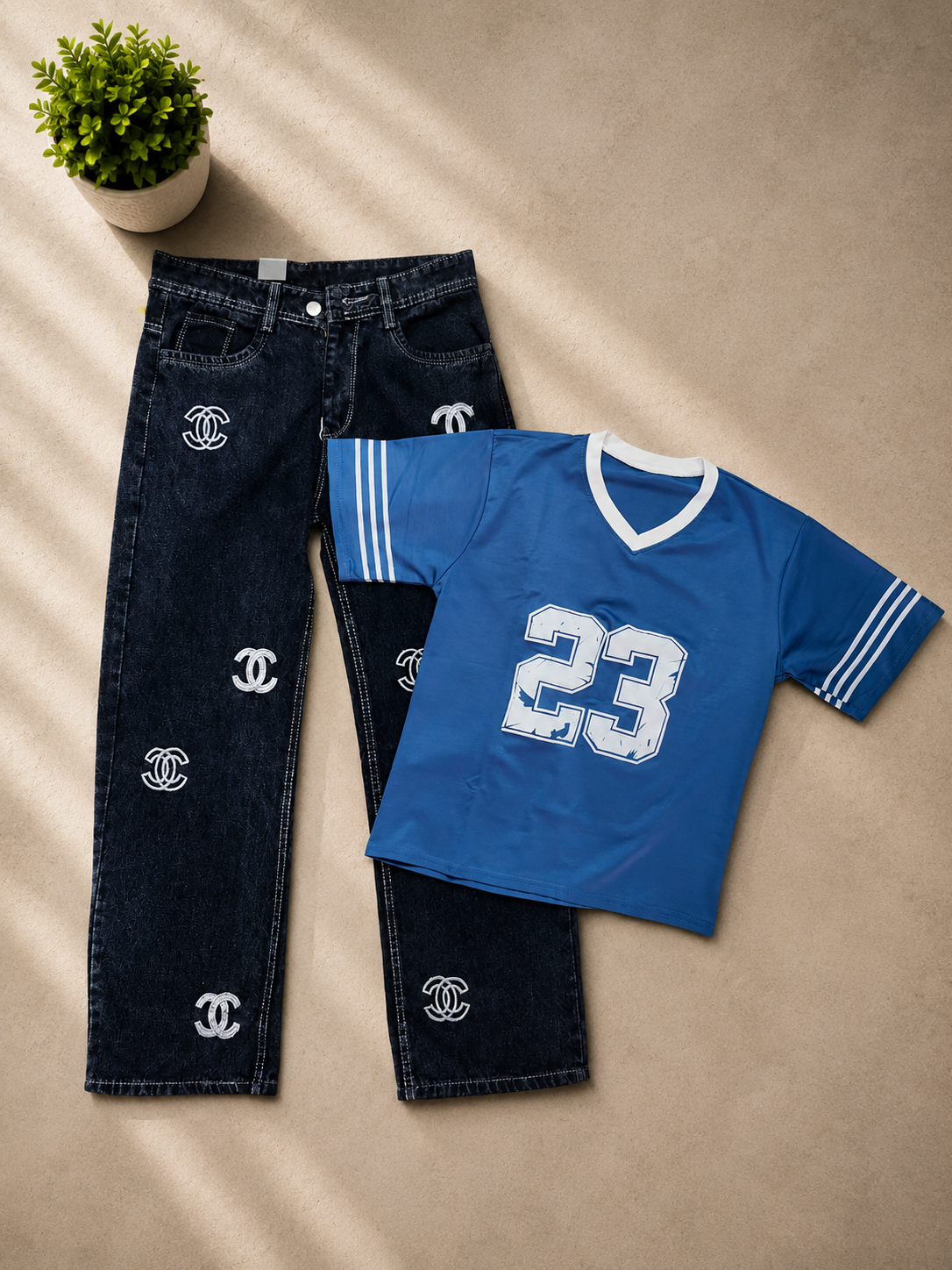 2026/08/1000210046.png women girls combo t-shirt - baggy jeans - Image 1